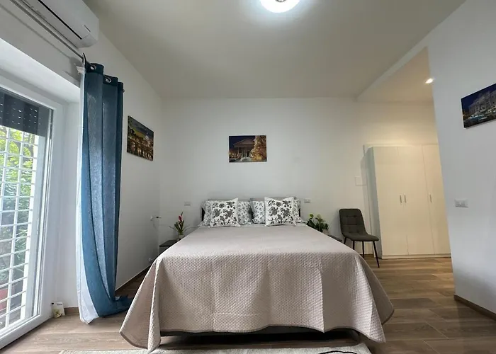 Apartamento Colosseo-torre Maura Modern Double Private Ensuite, Wifi & Ac Near Metro C *