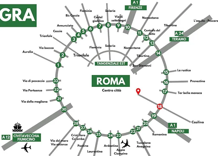 Colosseo-torre Maura Modern Double Private Ensuite, Wifi & Ac Near Metro C * Roma