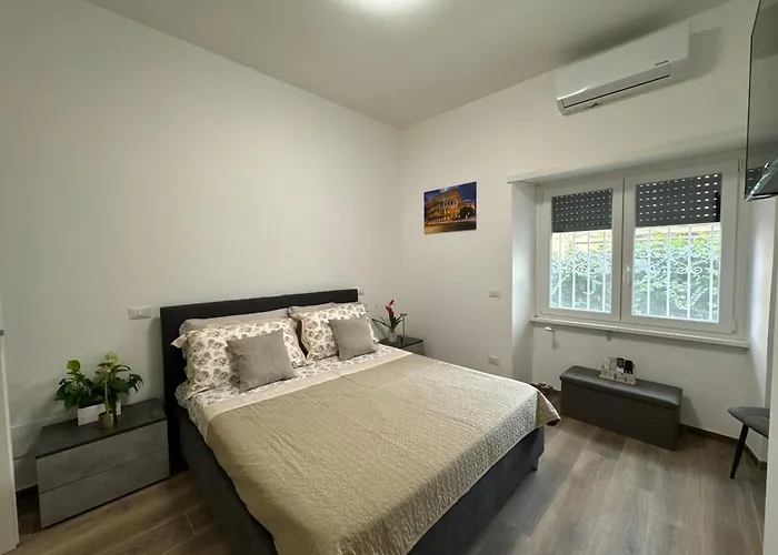 Colosseo-torre Maura Modern Double Private Ensuite, Wifi & Ac Near Metro C Apartamento *